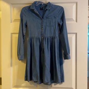 Girls Gap chambray dress XL (12) Never worn